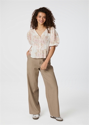 Timra emb rose bluse Dusty Rose Neo Noir 